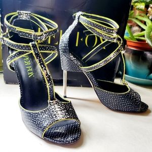 Paper Fox Abra 9.5 strappy stiletto